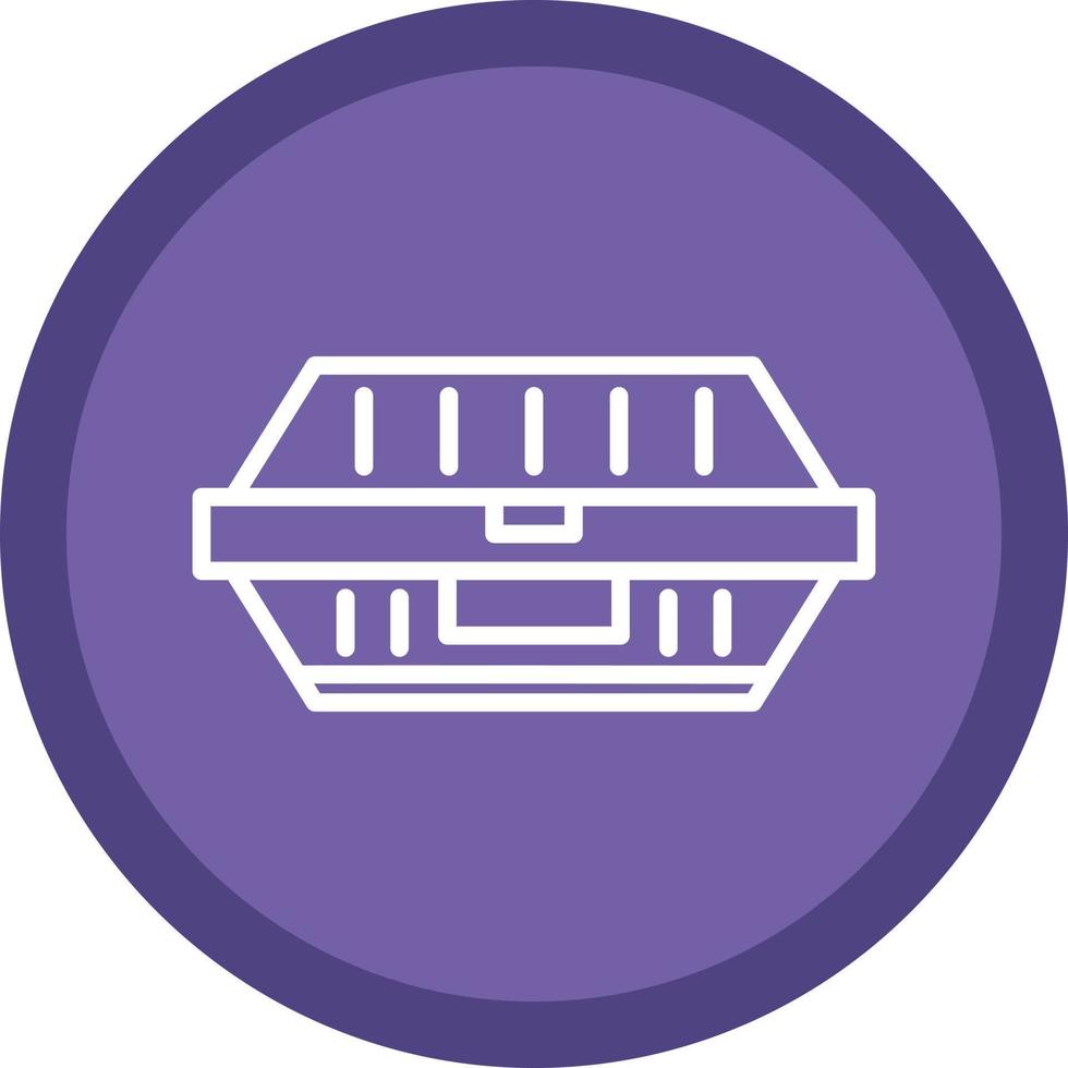 conception d'icône de vecteur de récipient de nourriture