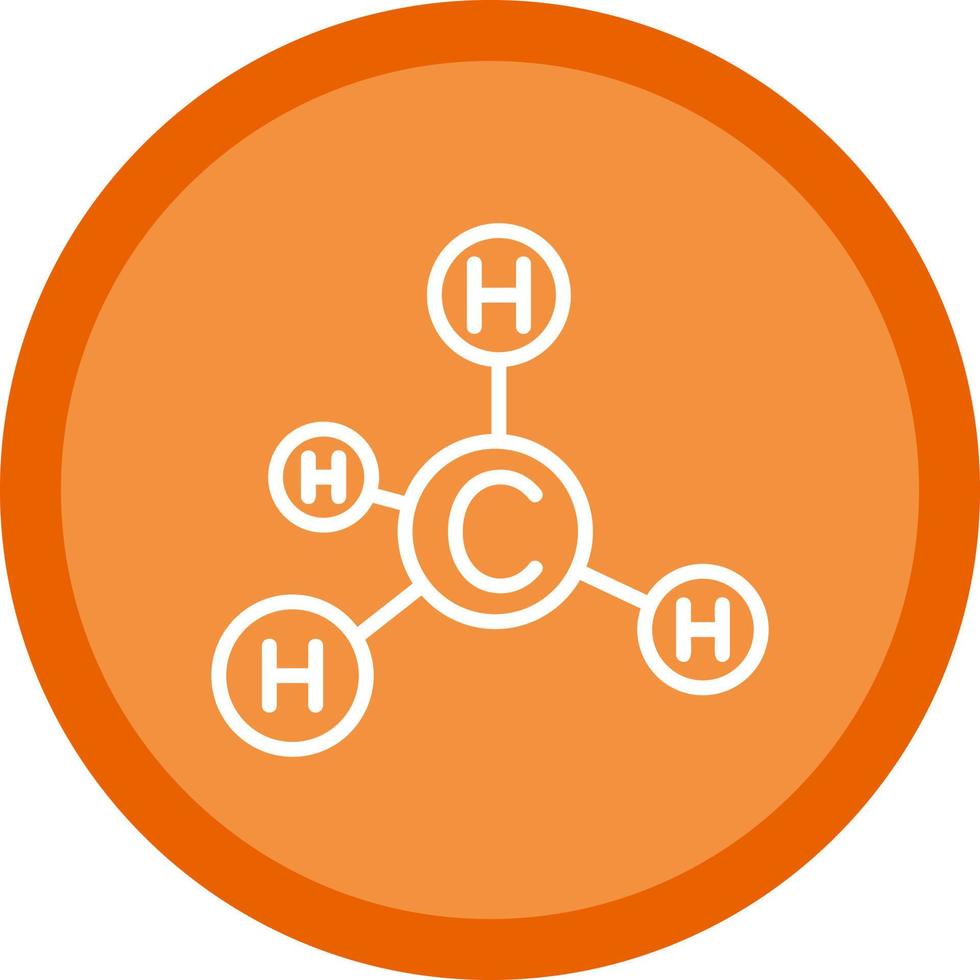 conception d'icône de vecteur de méthane