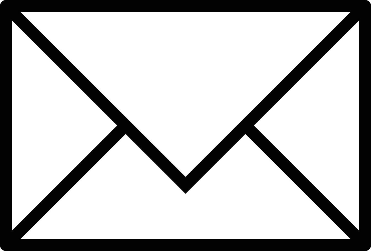 e-mail enveloppe icône illustration vectorielle vecteur