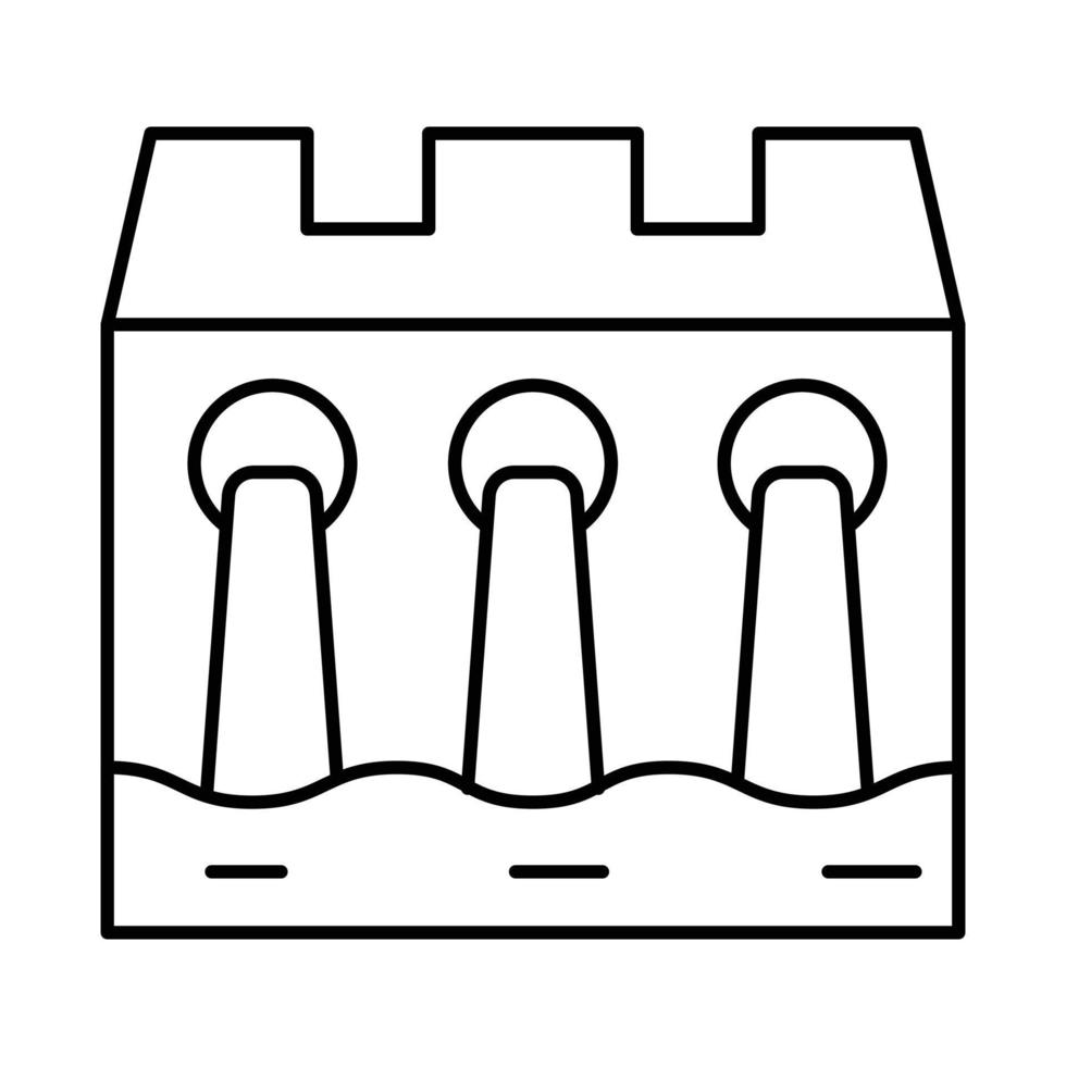 icône, nucléaire, pouvoir, signe, vecteur, symbole icône pour Télécharger vecteur