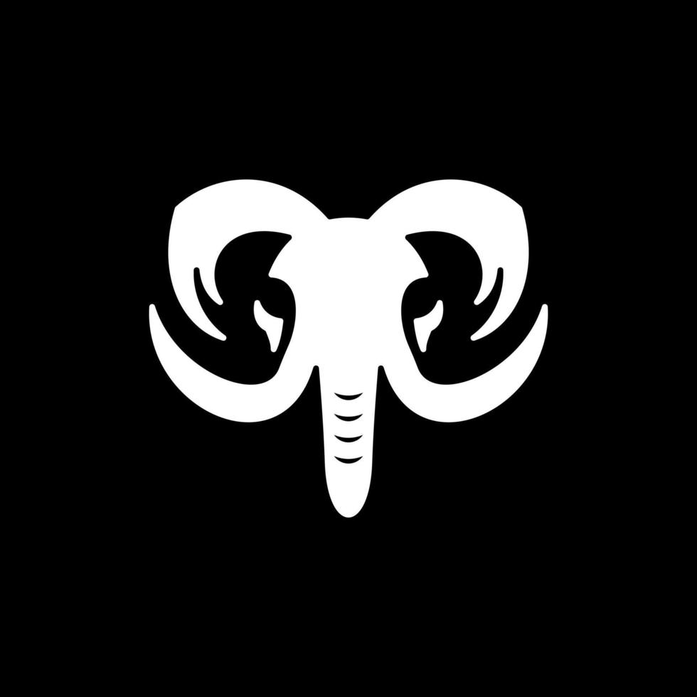 animal visage l'éléphant moderne Créatif logo vecteur