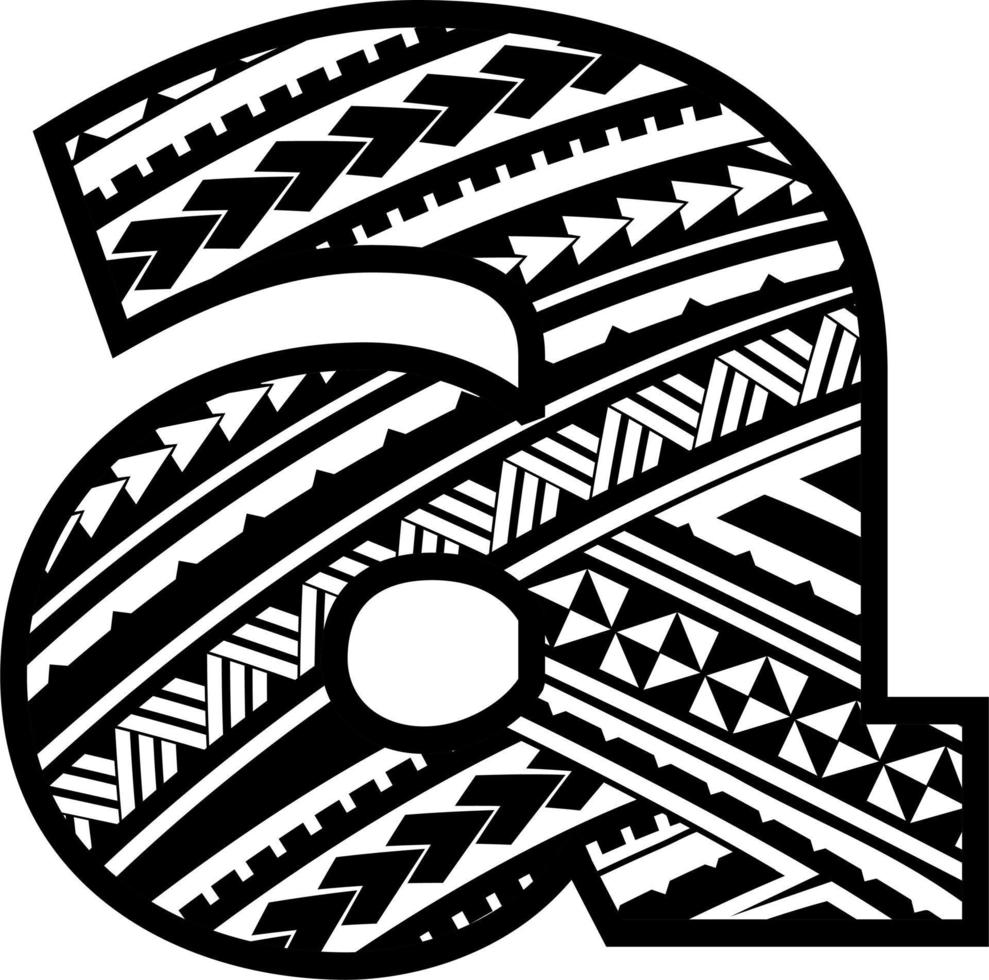 maori mandala Anglais alphabet des lettres vecteur