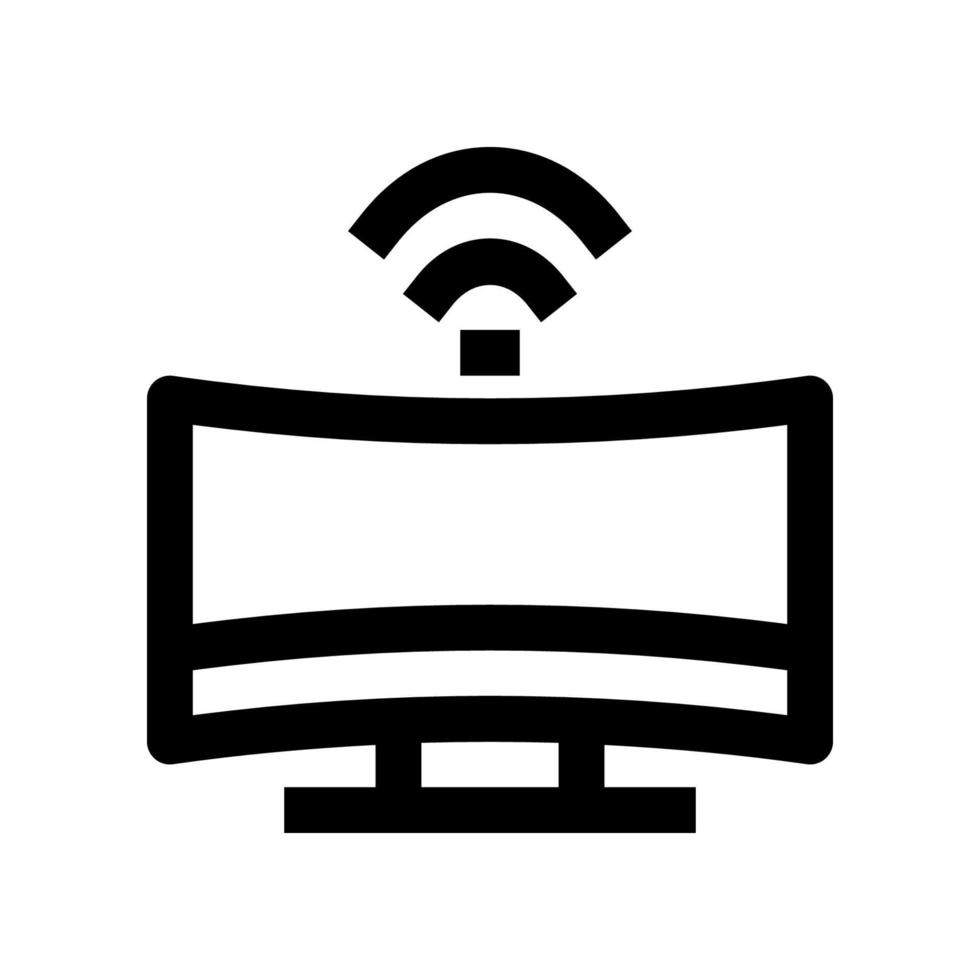 icône de moniteur pour votre site Web, mobile, présentation et conception de logo. vecteur