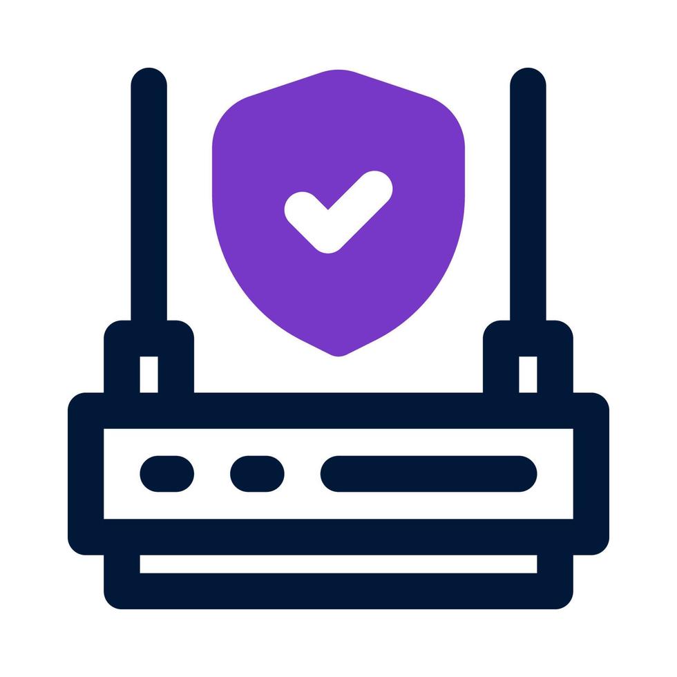 icône de routeur pour votre site Web, mobile, présentation et conception de logo. vecteur