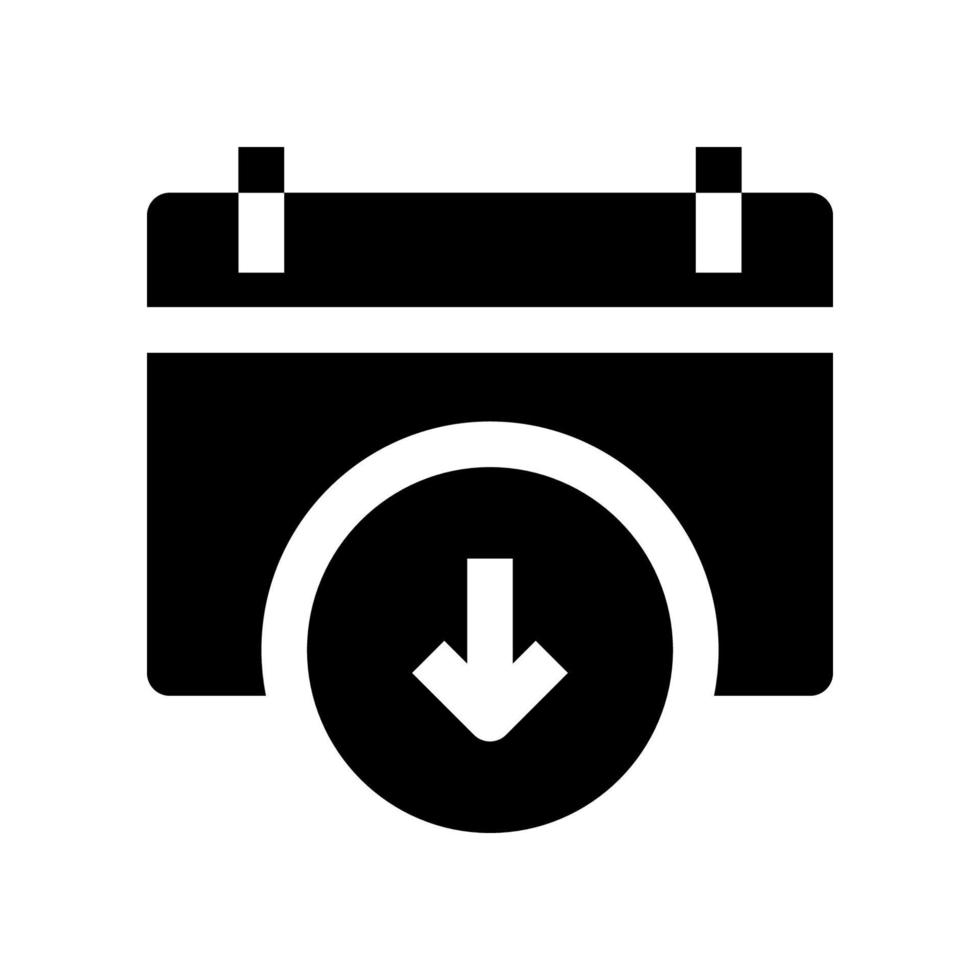 icône de téléchargement pour votre site Web, mobile, présentation et conception de logo. vecteur