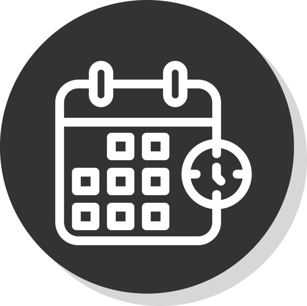 conception d'icône de vecteur de plan de temps