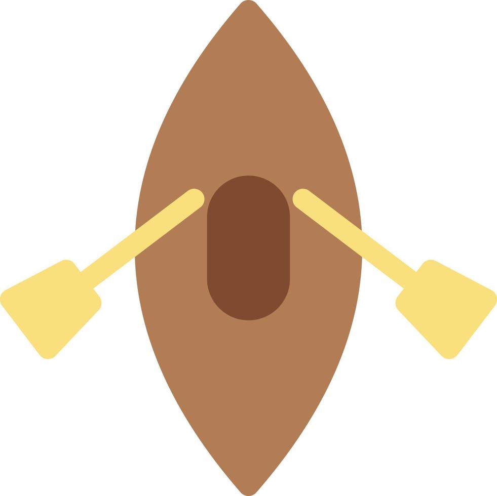 illustration vectorielle de kayak sur fond.symboles de qualité premium.icônes vectorielles pour le concept et la conception graphique. vecteur