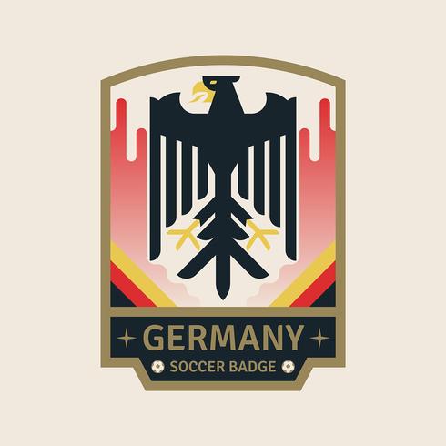 Insignes de football Coupe du monde Allemagne vecteur