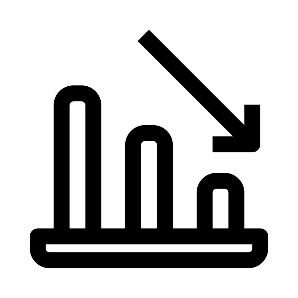 diminution icône pour votre site Internet, mobile, présentation, et logo conception. vecteur