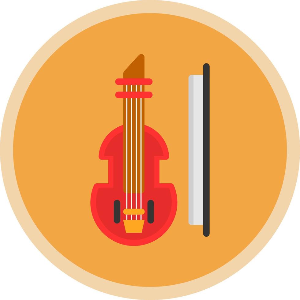 conception d'icône de vecteur de violon