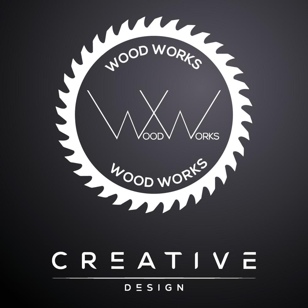bois travail équipement logo conception modèle pour une bois boutique, charpenterie, menuisiers, bois travail industrie, outil magasin. vecteur illustration.