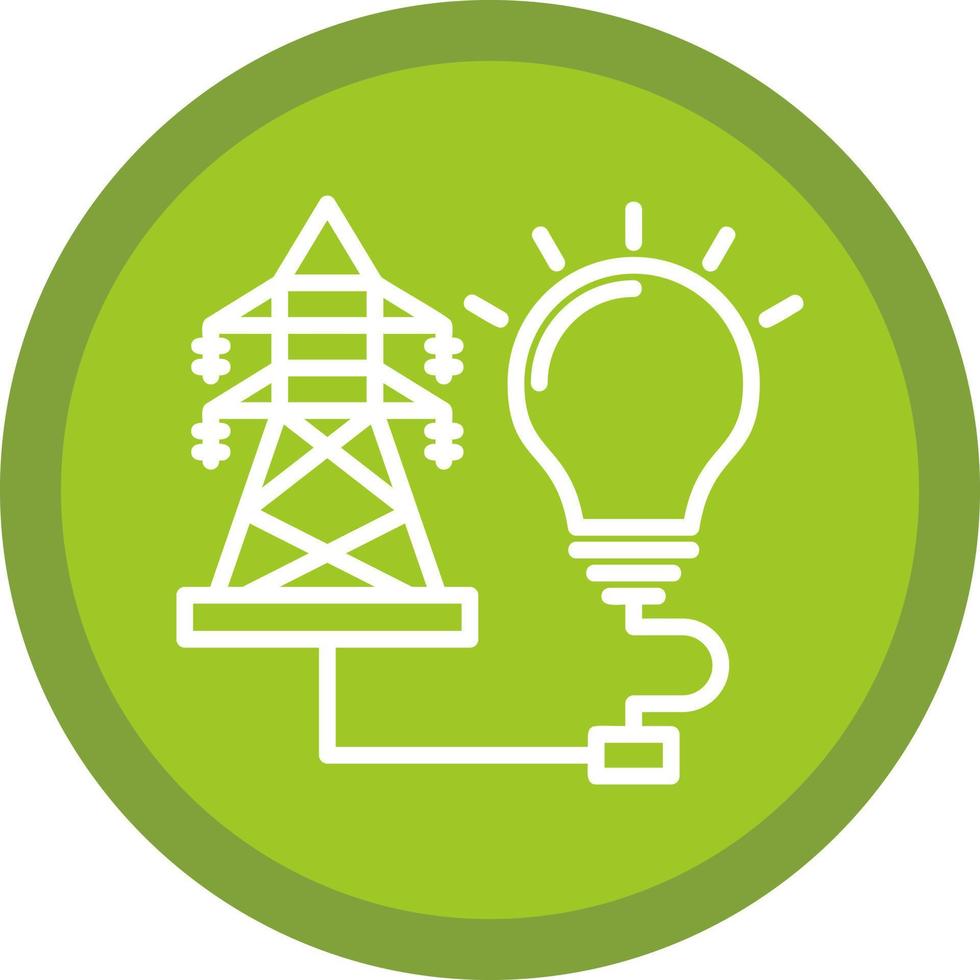 conception d'icône de vecteur d'énergie électrique