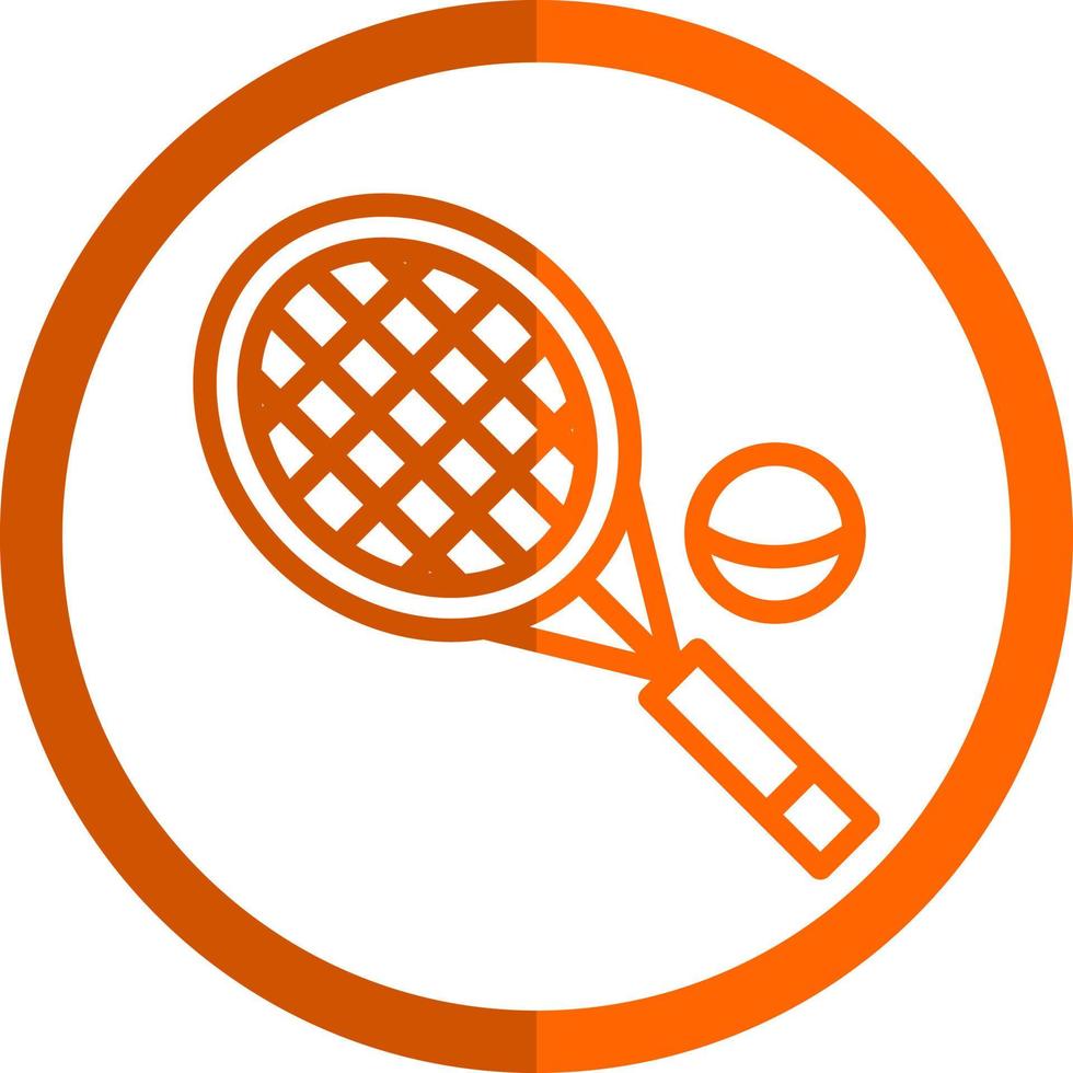 conception d'icône de vecteur de tennis