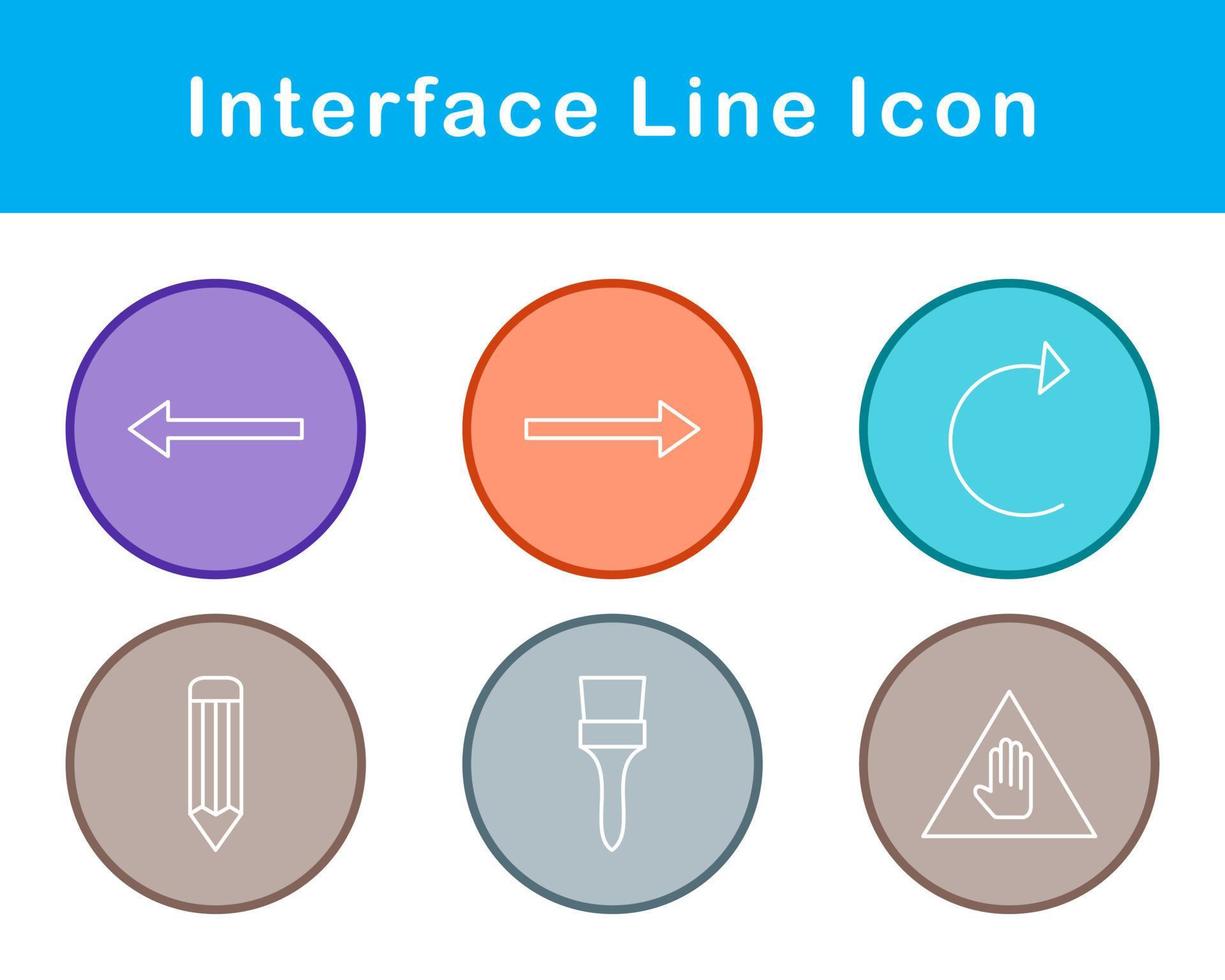 interface vecteur icône ensemble