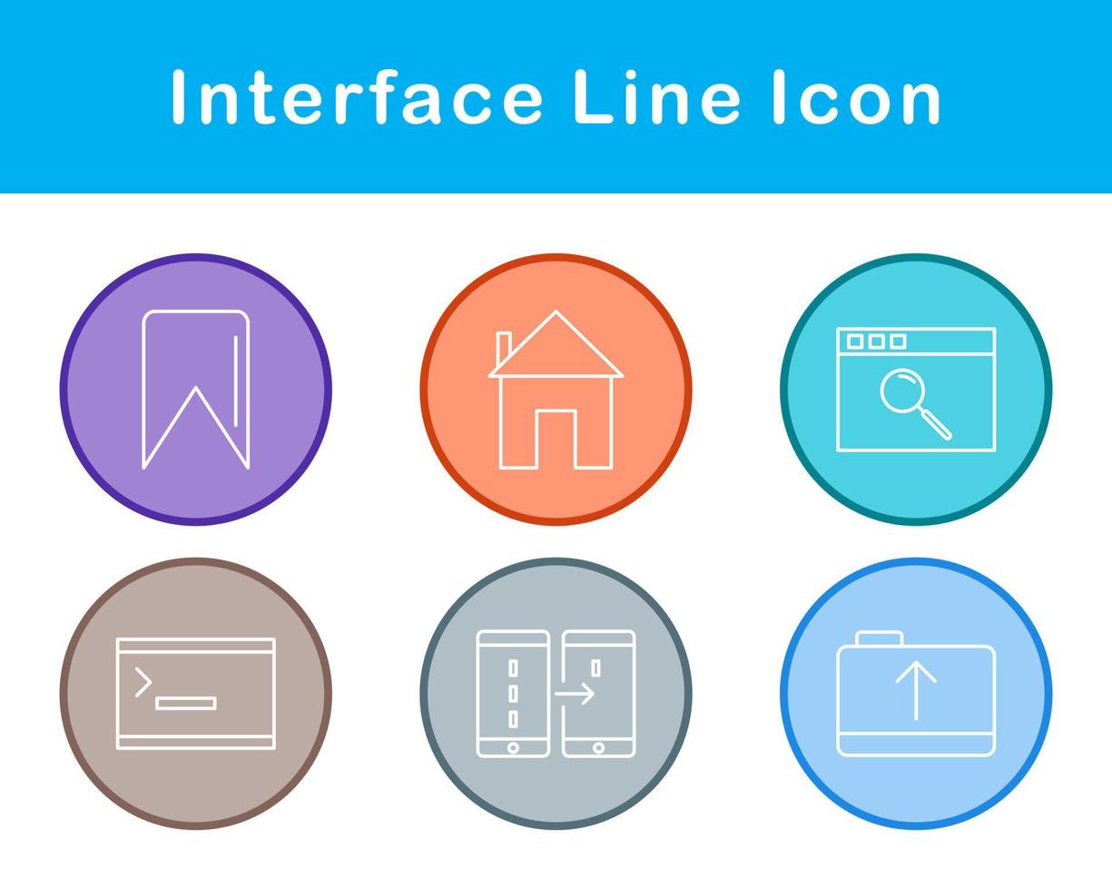 interface vecteur icône ensemble