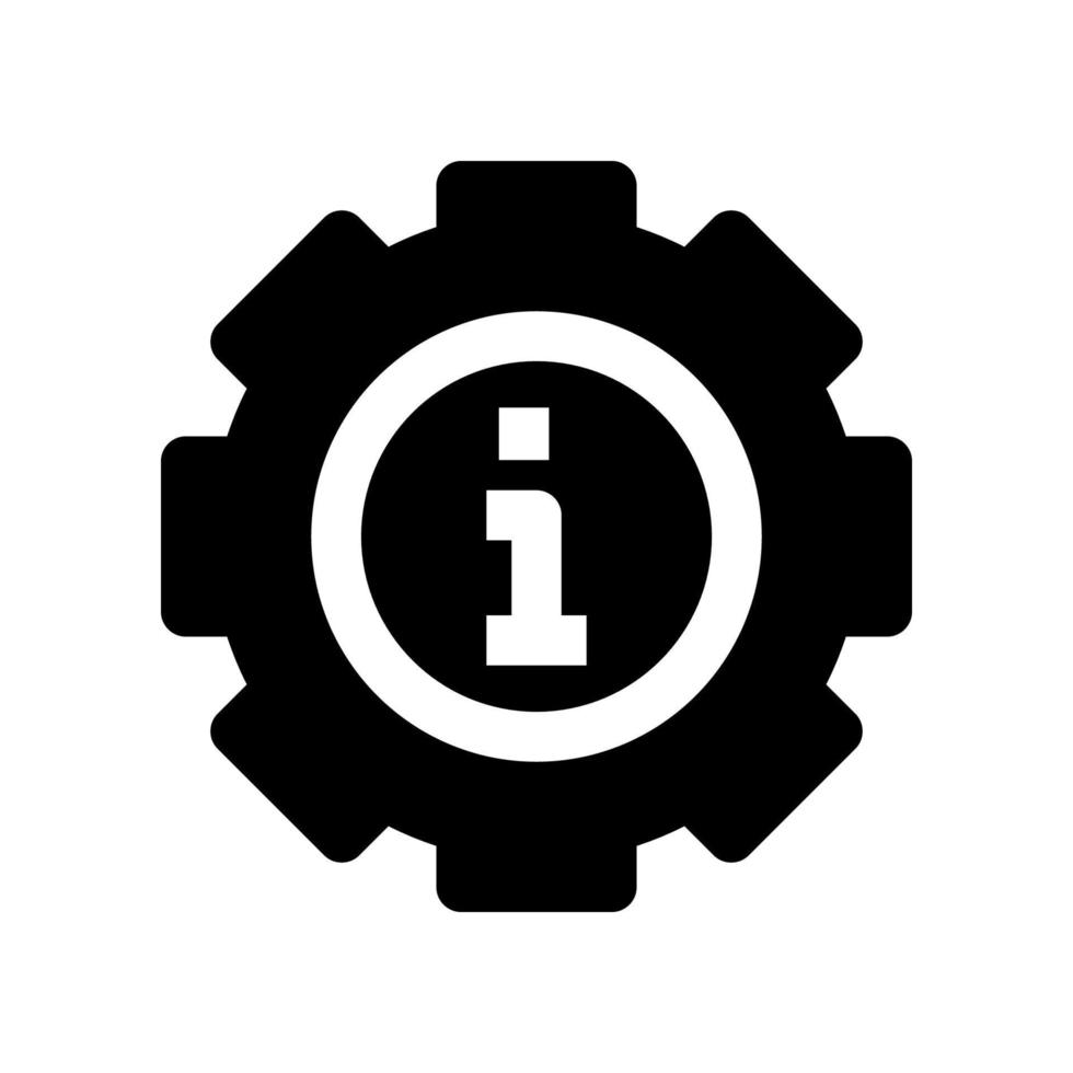 icône de réglage pour votre site Web, mobile, présentation et conception de logo. vecteur