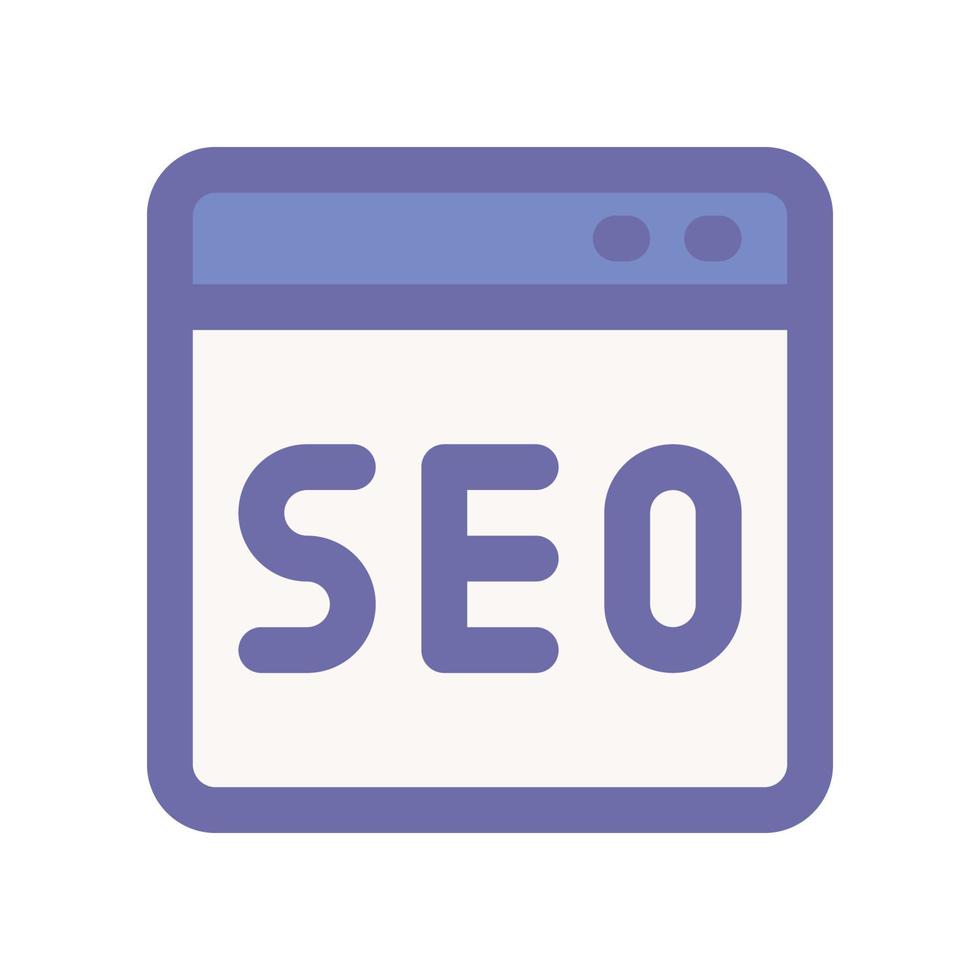 seo icône pour votre site Internet conception, logo, application, ui. vecteur