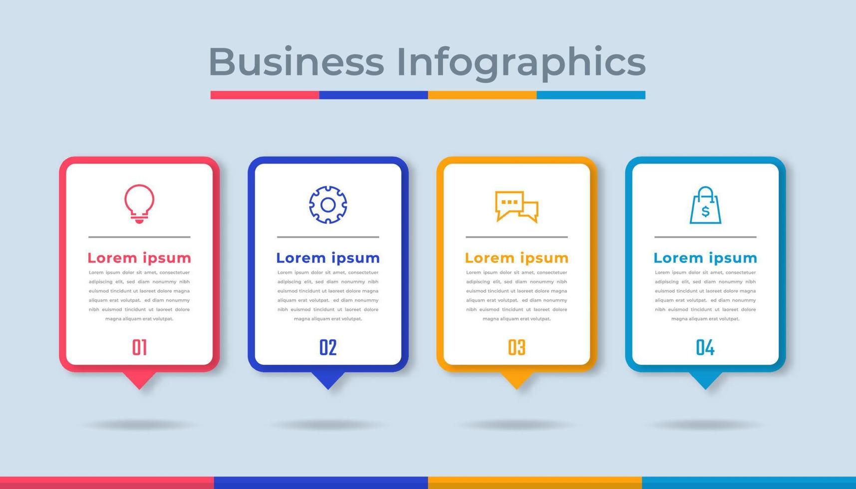 diagramme de processus de visualisation des données d'entreprise infographie de la chronologie. graphique de diagramme abstrait avec étapes, options vecteur