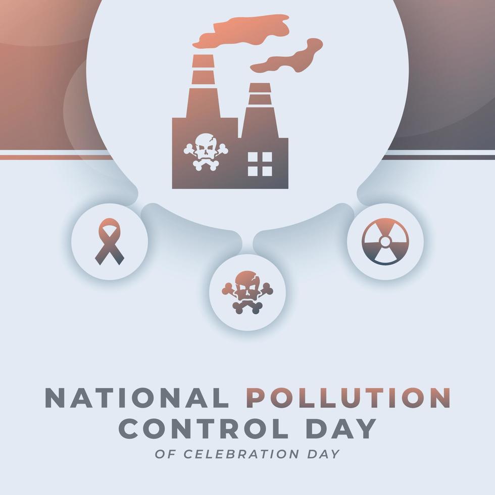 content nationale la pollution contrôle journée fête vecteur conception illustration pour arrière-plan, affiche, bannière, publicité, salutation carte