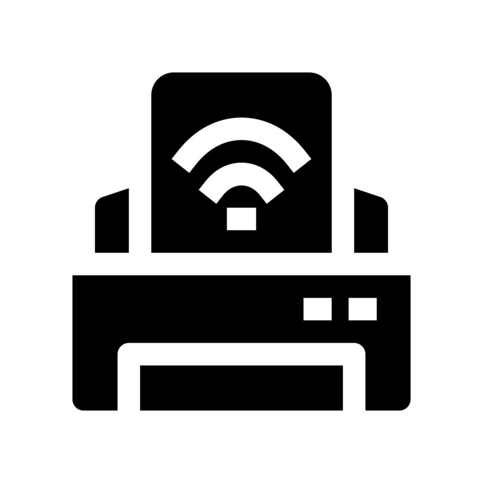 icône d'imprimante pour votre site Web, mobile, présentation et conception de logo. vecteur