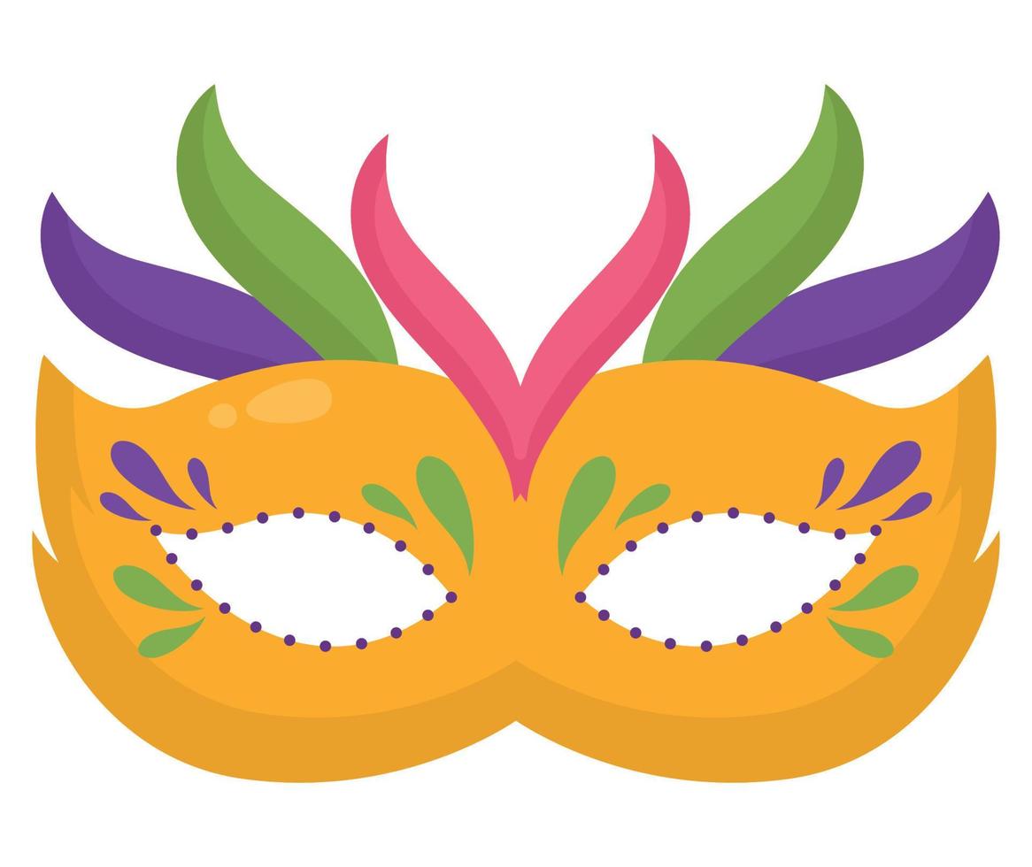 illustration de masque de mardi gras vecteur