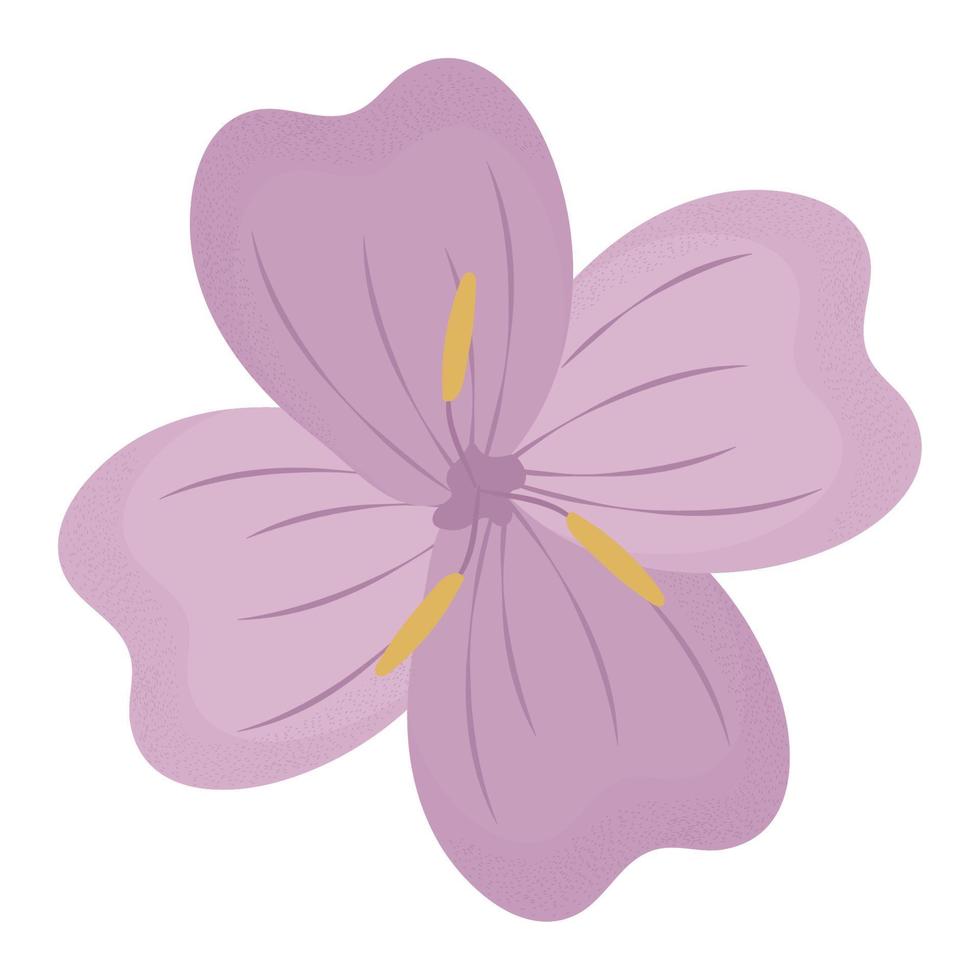 conception de fleurs violettes vecteur