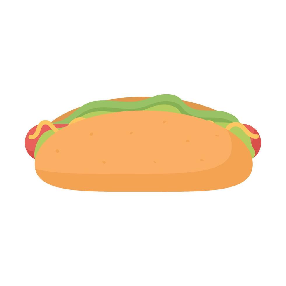 illustration de hot-dog vecteur