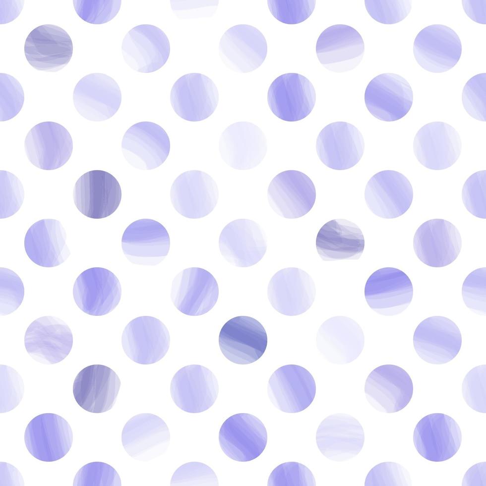 résumé, seamless, modèle, à, aquarelle, cercles violets, blanc, fond vecteur