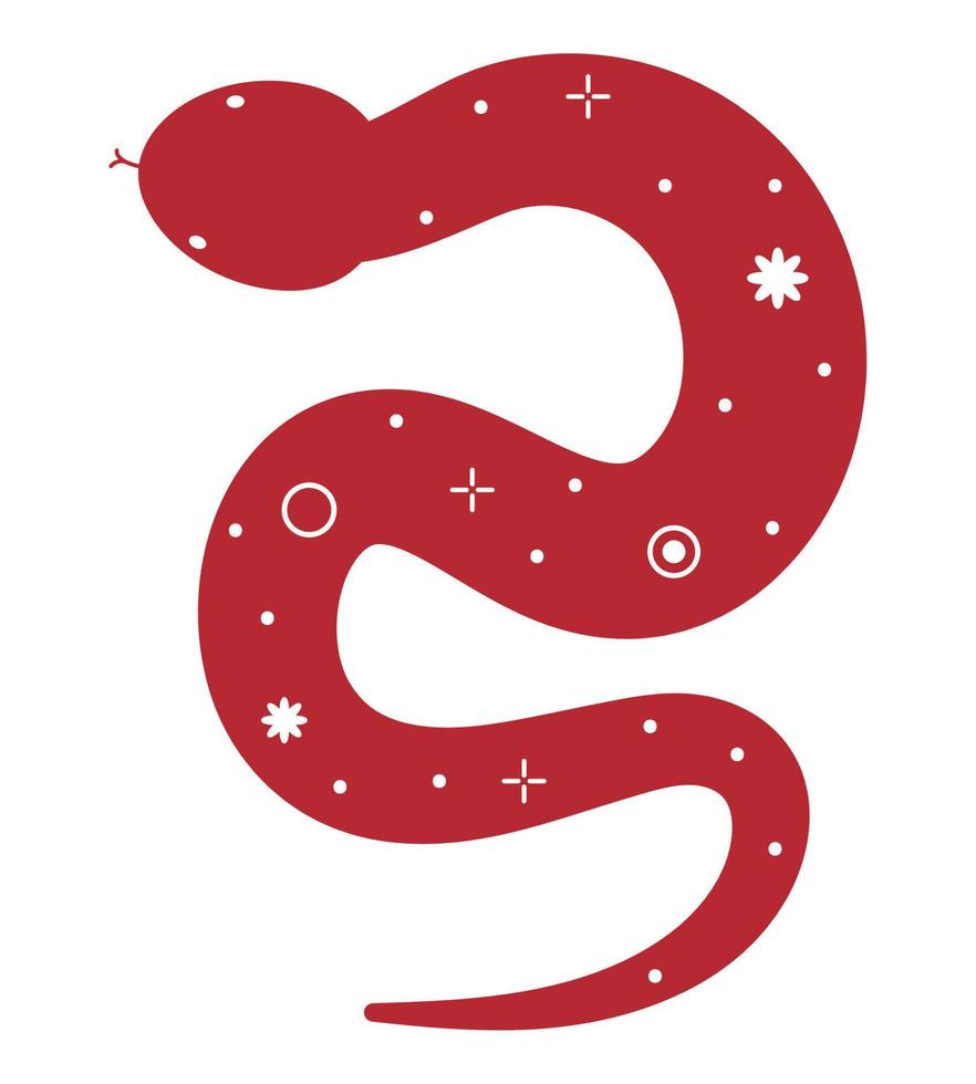 serpent zodiaque chinois vecteur