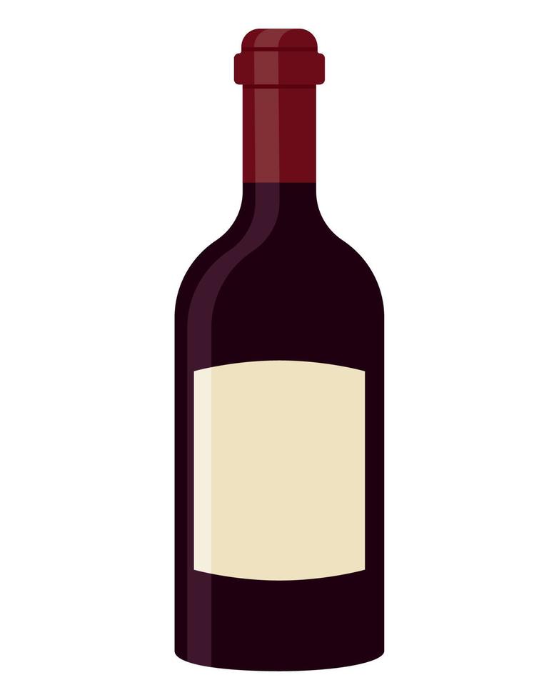 illustration de bouteille de vin vecteur