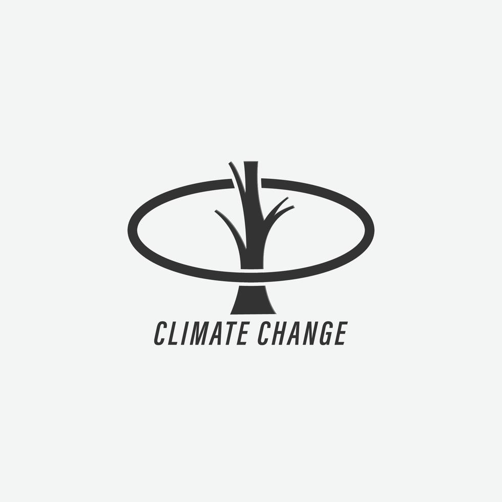 climat changement logo vecteur