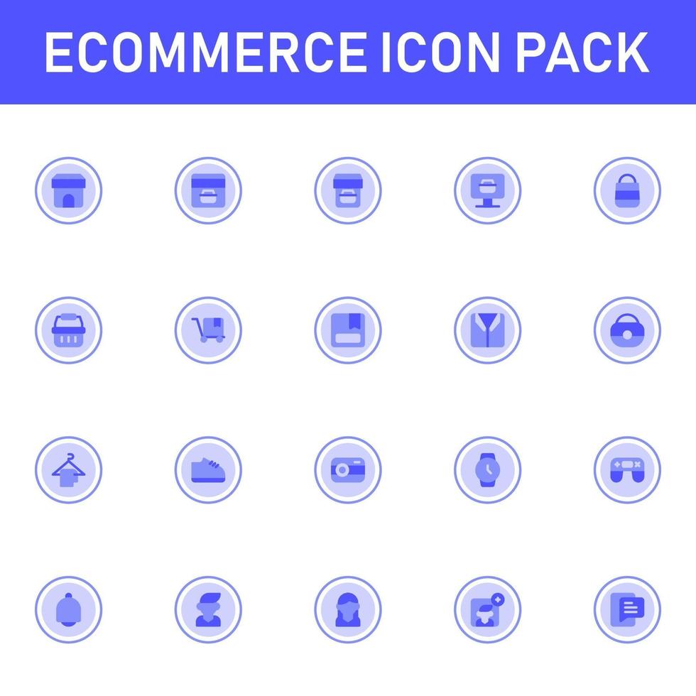 pack d'icônes de commerce électronique isolé sur fond blanc. pour la conception de votre site Web, logo, application, interface utilisateur. illustration graphique vectorielle et trait modifiable. eps 10. vecteur