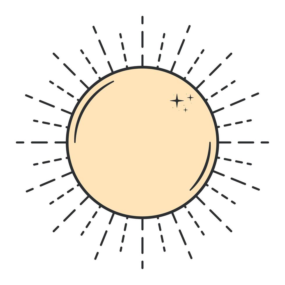 brillant Soleil conception vecteur