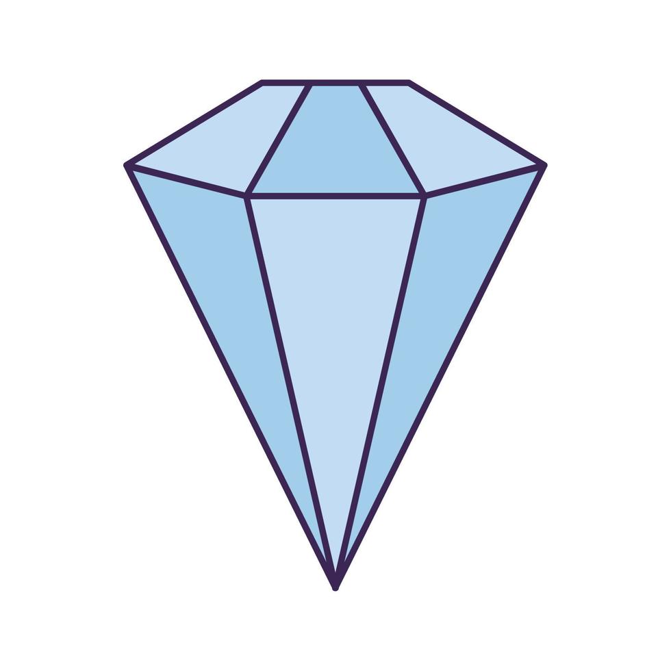 bleu diamant illustration vecteur