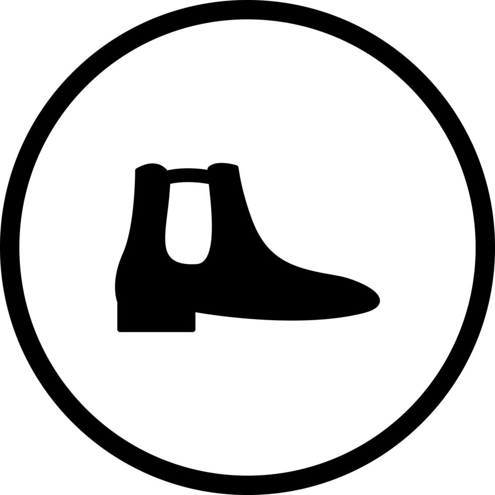 Hommes bottes unique vecteur icône