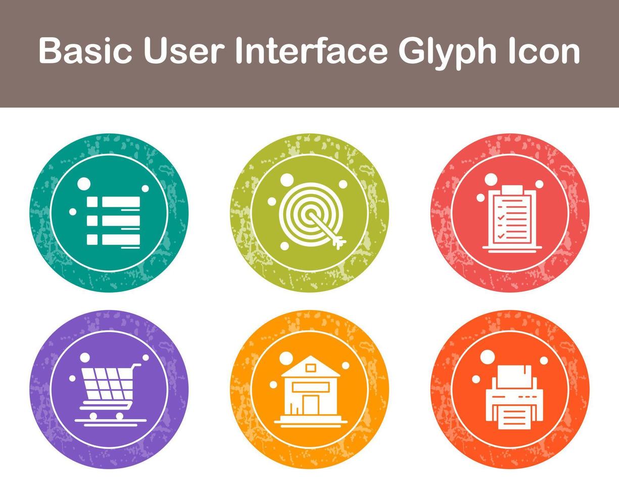 de base utilisateur interface vecteur icône ensemble