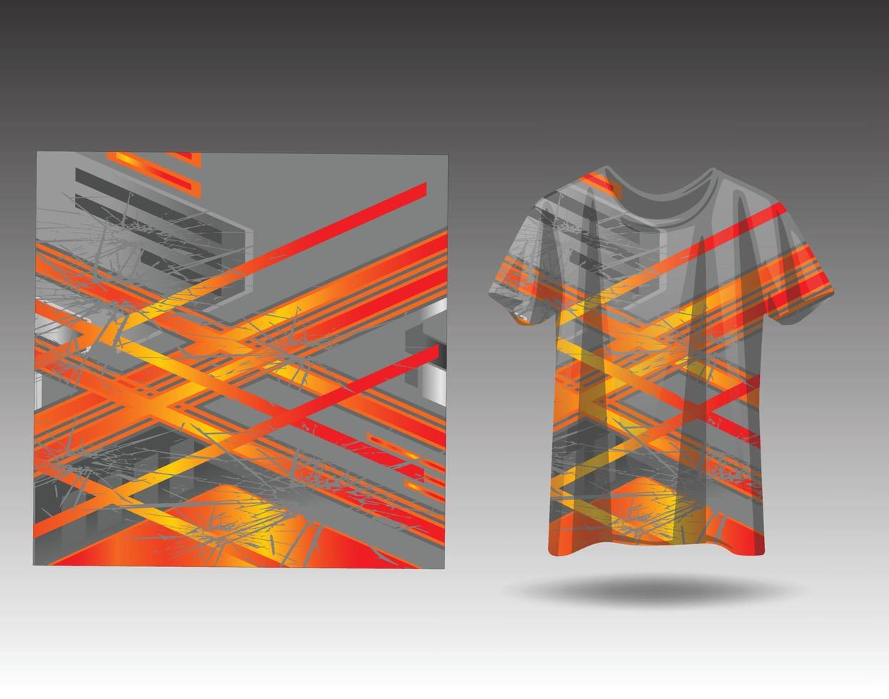 T-shirt des sports conception pour courses Jersey cyclisme Football jeu vecteur