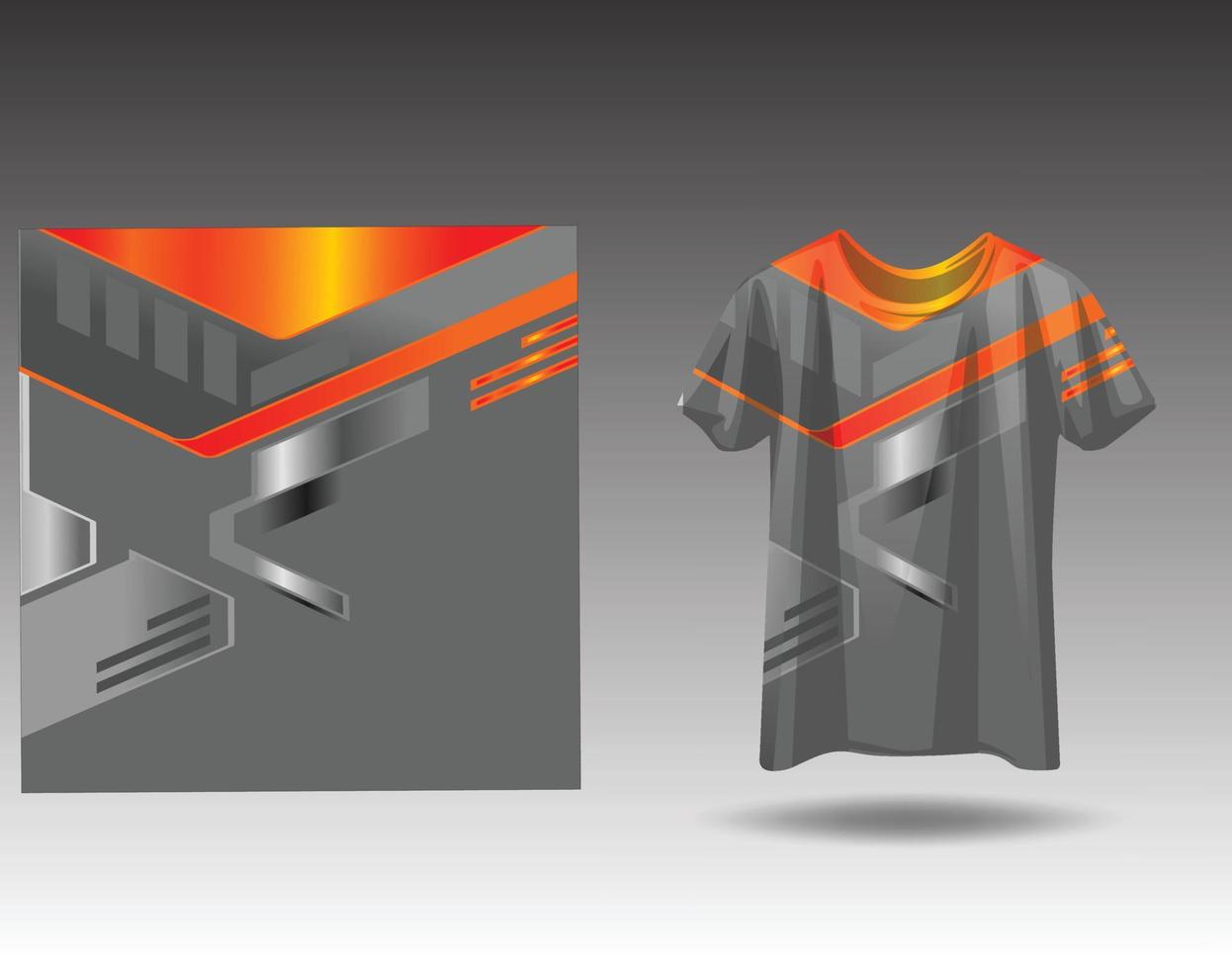 T-shirt des sports conception pour courses Jersey cyclisme Football jeu vecteur