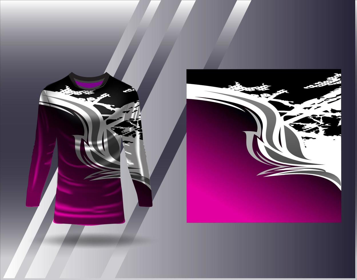 tshirt sport design pour maillot de course cyclisme football gaming vecteur