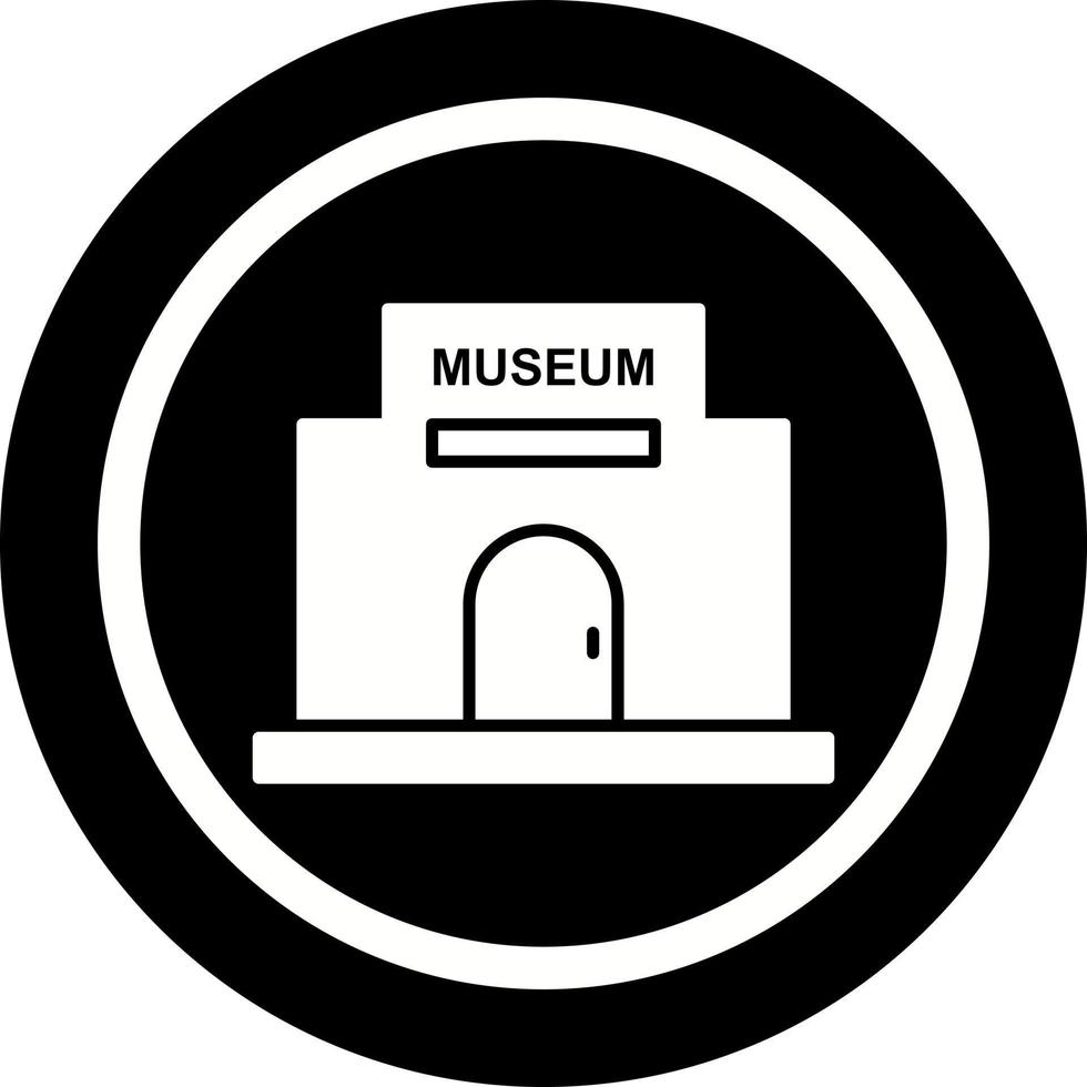 icône de vecteur de construction de musée