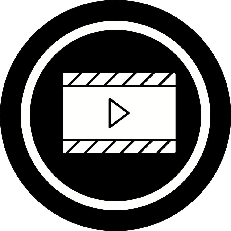 vidéo et animation unique vecteur icône