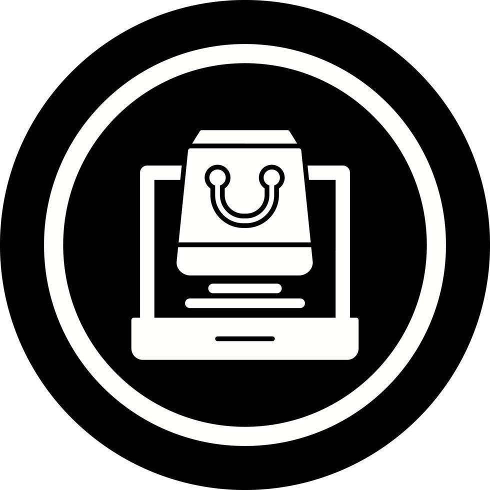 icône de vecteur d'achat en ligne