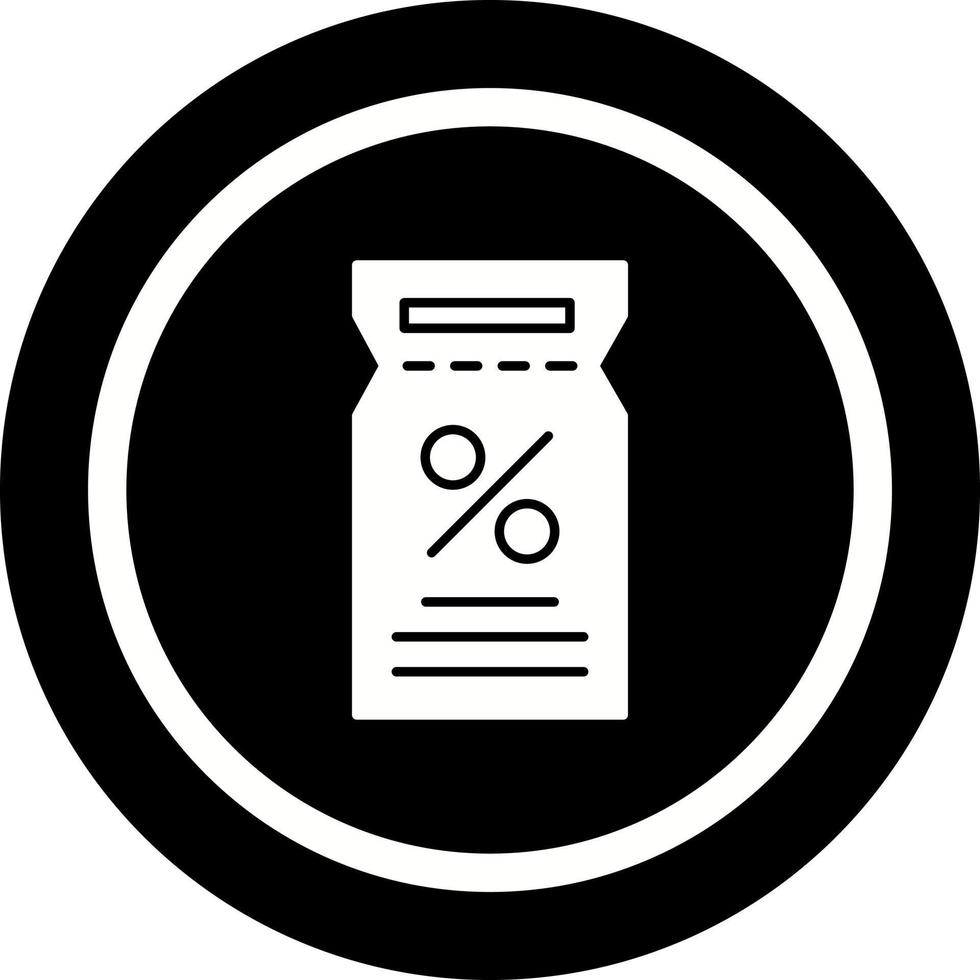 icône de vecteur de bon de réduction