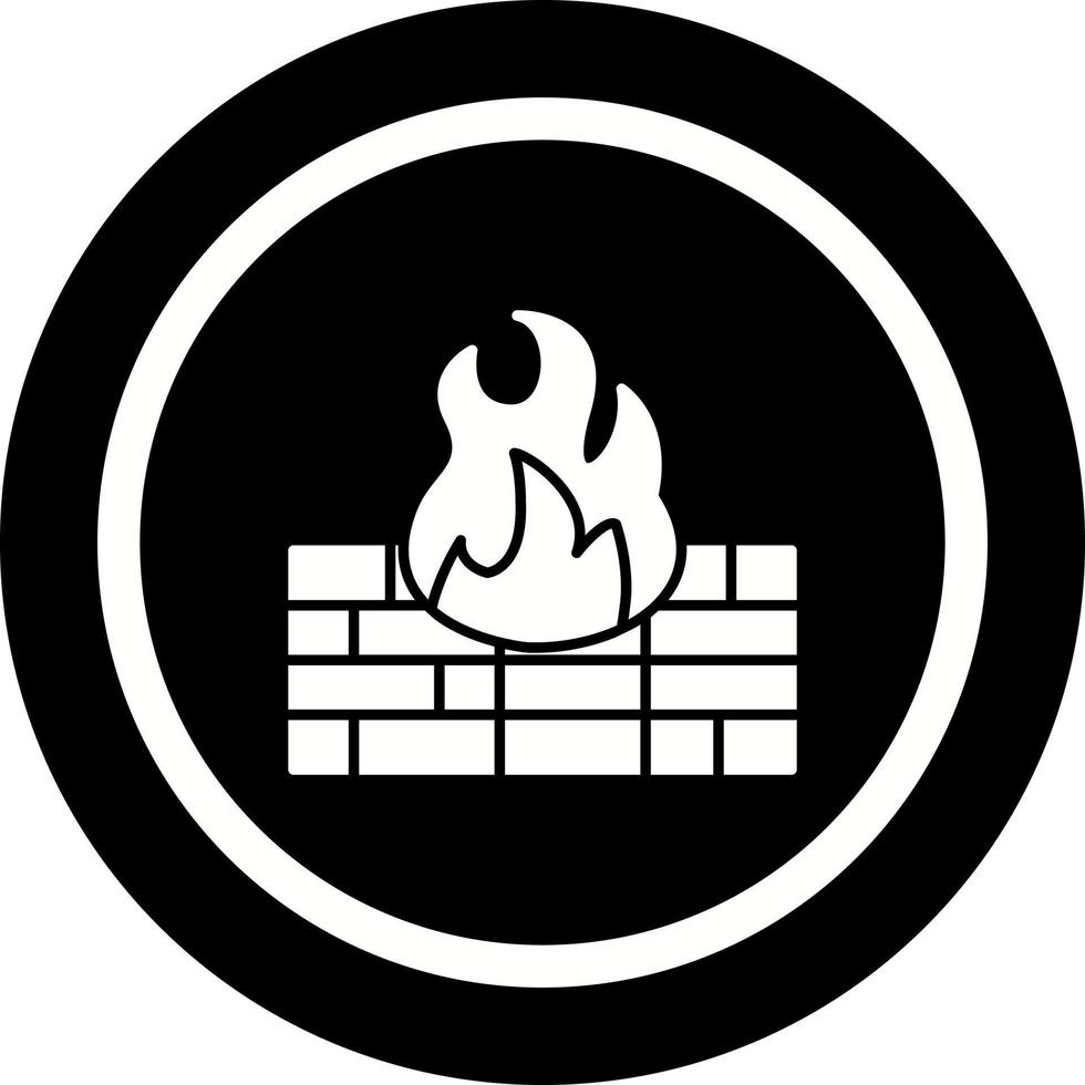 icône de vecteur de pare-feu