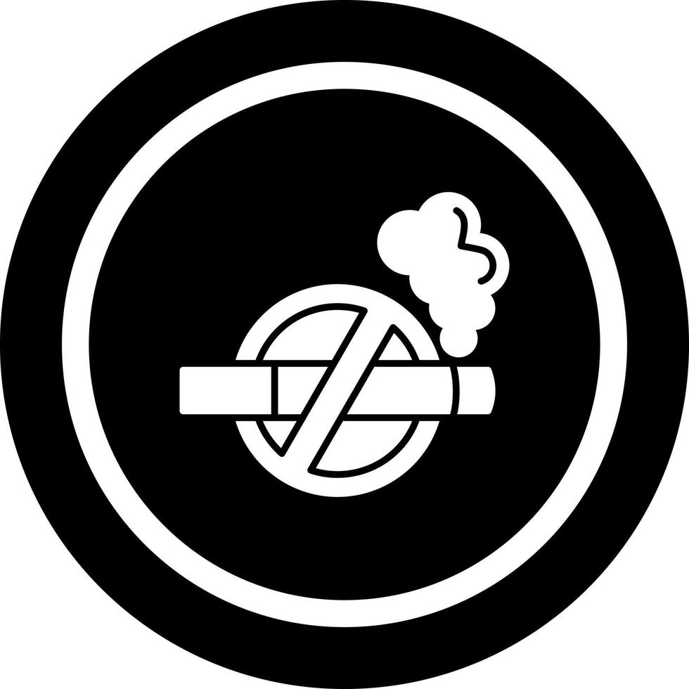 aucune icône de vecteur de tabac
