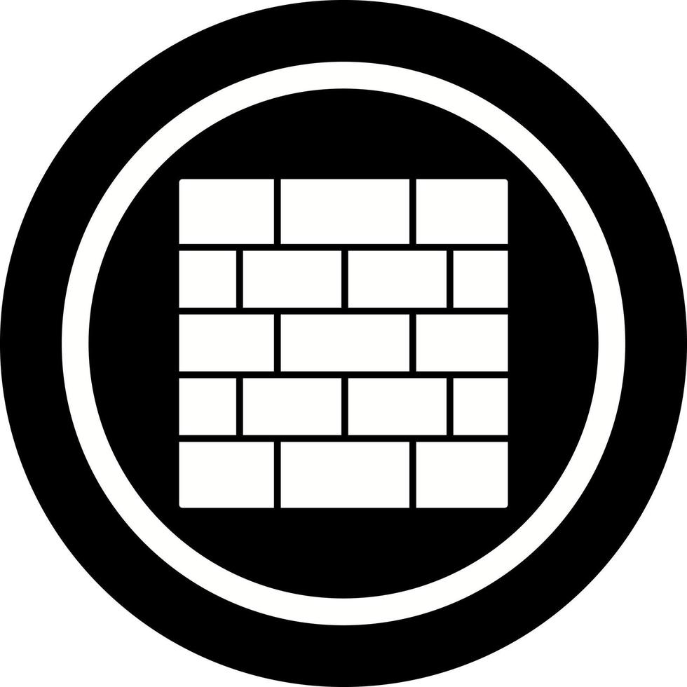icône de vecteur de mur