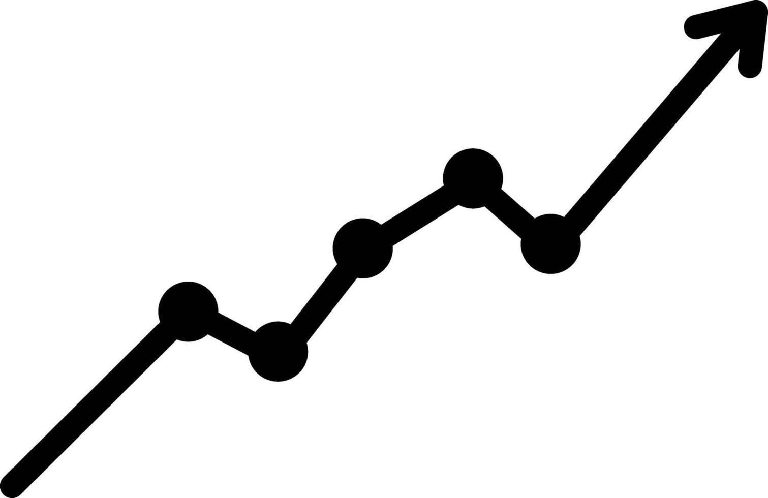 icône de ligne pour sensex vecteur