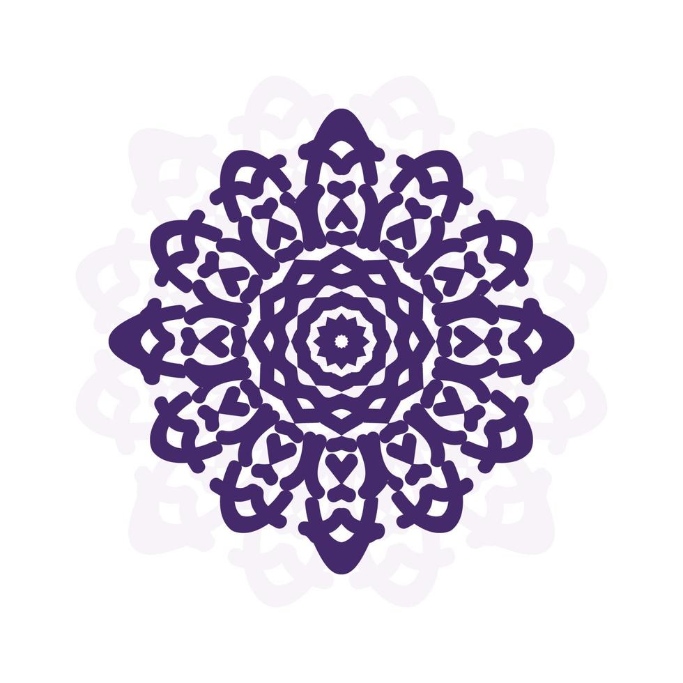 conception de fond de logo art fleur mandala vecteur