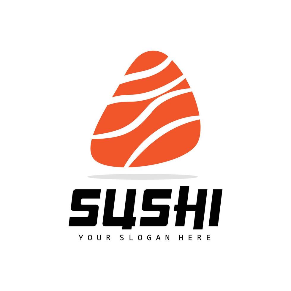 Sushi logo, Japonais nourriture Sushi Fruit de mer vecteur, Japonais cuisine produit marque conception, modèle icône vecteur