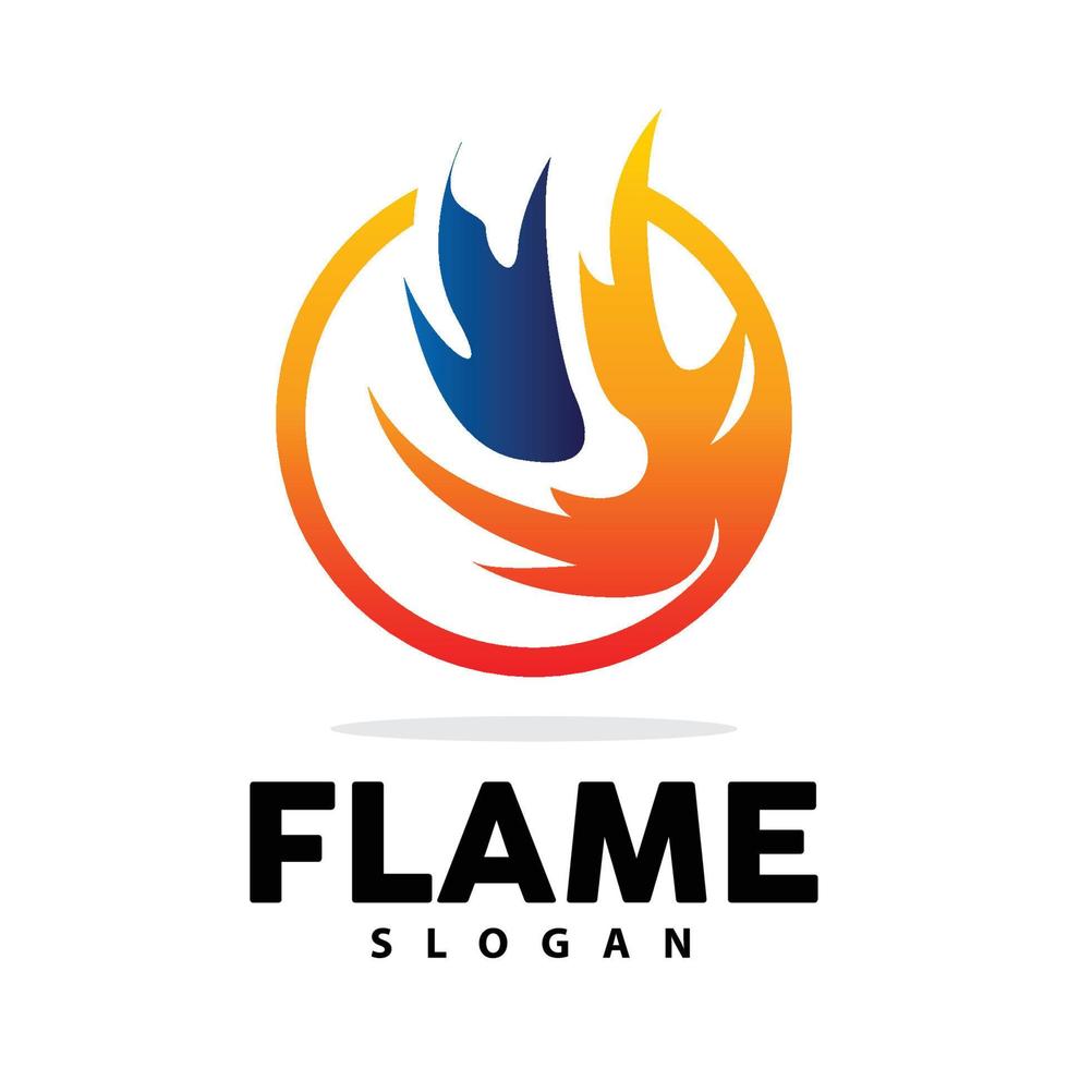 rouge flamme logo, brûlant chaleur Feu vecteur, Feu logo modèle icône conception vecteur